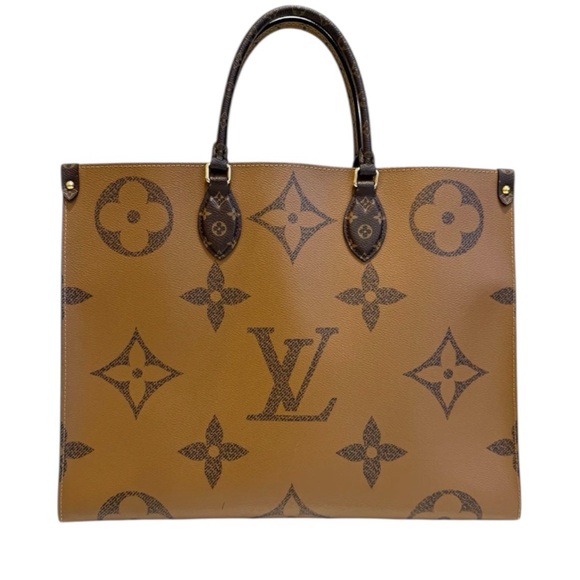 42-25 Preloved Louis Vuitton On The Go Reverse Monogram GM Size - Picture 1 of 8